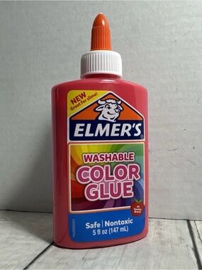 Elmer's Opaque Colored liquid Glue Pink 5oz